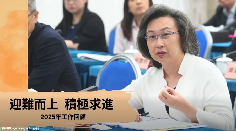 有片｜楊何蓓茵：當局傾力支援火災善後工作　祝願災民逐步走出傷痛