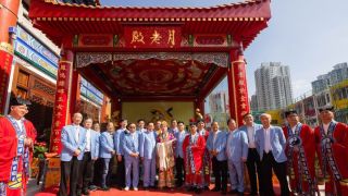 嗇色園月老殿重光揭幕-吸引大批善信結-手印-參拜