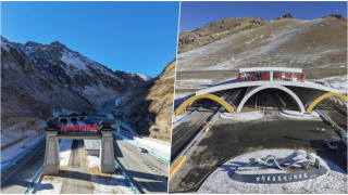 當代中國-20分鐘穿越新疆天山-世界最長高速公路隧道通車
