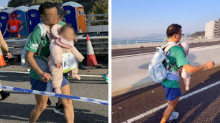 渣馬2026-男跑手孭B參賽遭質疑虐兒-田總-已即場要求離開賽道