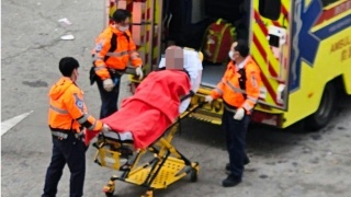 屯門大興邨發生持刀襲擊案-一家三口受傷警方拘捕醉酒漢