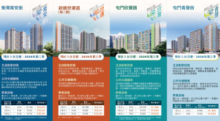 簡約公屋第三期1-30起接受申請--四項目共8820單位次季陸續入伙