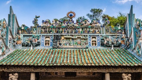 當代中國-尋見灰塑-廣東嶺南建築的立體畫卷-屋脊上的非遺
