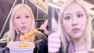 BLACKPINK啟德騷-Ros-變-吃播-歎港式奶茶-雞蛋仔-網民競猜尾場美食-咖哩魚蛋-被選