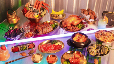 逸東酒店普慶餐廳突發買1送1-任食生蠔-蟹腳-蜂蜜牛油龍蝦-K-pop韓風美食派對登場