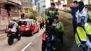 男子涉駕-玩具車-於觀塘鬧市駕駛-警方採取埋伏行動拘捕