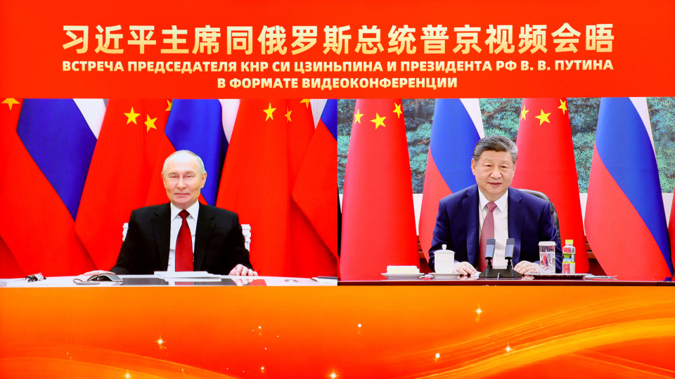 習近平同普京視頻會晤-指中俄有義務維護以聯合國為核心國際體系