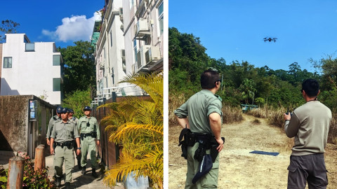 警方歲晚西貢海陸空反爆竊　巡查黑點宣傳防罪意識