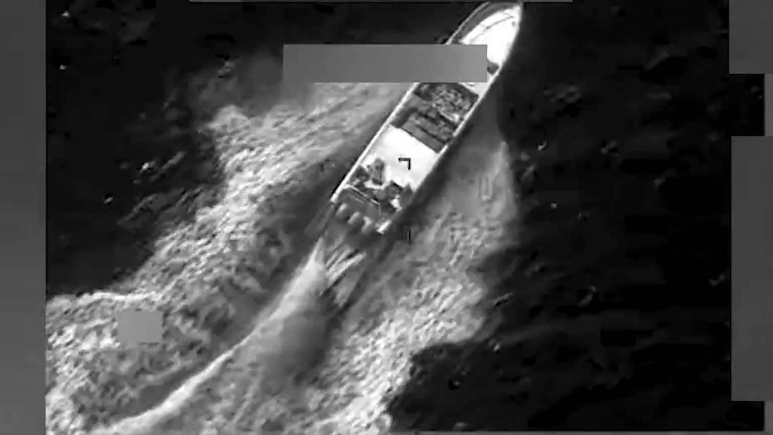 有片｜美軍稱在太平洋襲擊一艘「販毒船」　致2死1傷