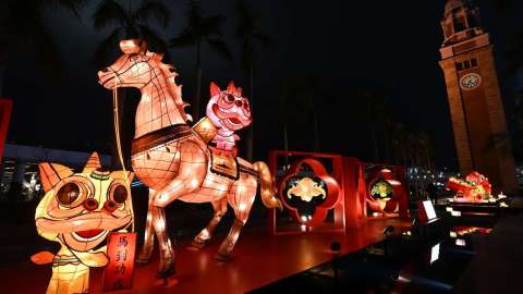 好去處-丙午年春節綵燈展-香港非遺紮作照亮尖沙咀海傍