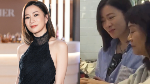 佘詩曼陪媽媽遊曼谷-素顏現身food-court買啤酒-獲讚貼地零架子