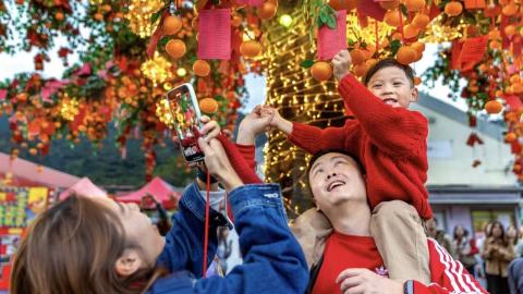 大埔林村許願節開鑼迎新歲-夜市-美食與表演打造新春嘉年華