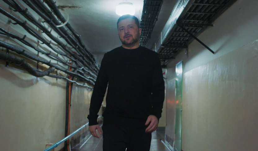 有片｜俄烏衝突爆發四周年　澤連斯基首次展示戰爭初期地下掩體