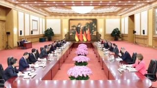 李強同德國總理默茨會談-籲共同維護多邊主義自由貿易