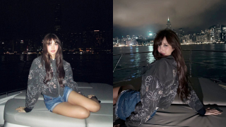 Lisa維港遊船河-晒香港維港夜色-踩入時裝界推春季聯乘