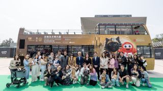 九巴法老貓號出車-香港故宮聯乘九巴推主題車推文化暢遊