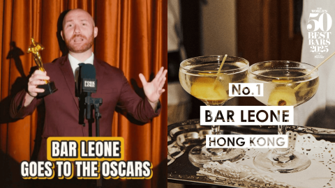 中環酒吧Bar-Leone為港爭光-殺入奧斯卡金像獎派對-為荷里活影星調酒