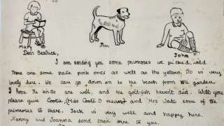 筆劃人生-伊利沙伯二世的童年手寫信