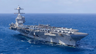 美軍-福特-號航母發生火災致2人受傷-官方稱與戰事無關