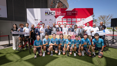 UCI世界盃場地單車賽下月香港單車館舉行　約400車手參賽