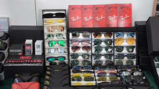 海關掃蕩冒牌太陽鏡及眼鏡拘5人-檢逾2500件貨市值220萬元