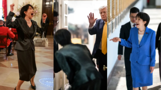 高市早苗訪美相曝光-咧嘴大笑神態誇張-日網民批-諂媚外交有失國格