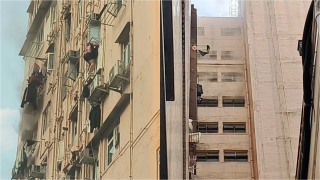 北角住宅起火兩女子外牆攀爬逃生-三人吸濃煙送院