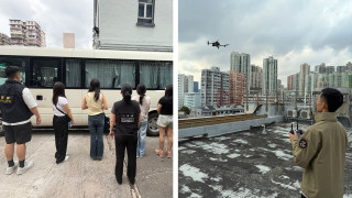 警聯同入境處東九龍反黑工-出動無人機協助共拘20人