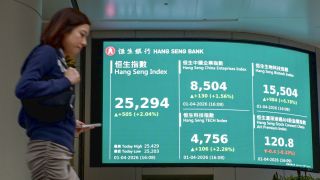 憧憬中東戰火將完結-港股4月開局漲505點-布油曾跌穿100美元