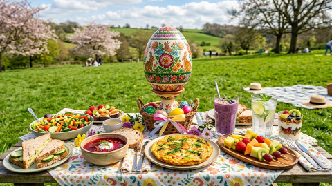 身心有營飲食法則-慶祝復活節15款健康營養菜式-派對小食建議-可愛小雞水煮蛋-水果芭菲