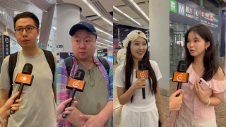 西九龍現場直擊-有片-復活節清明節長假開啟-港人北上度假-內地客來港遊玩