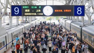 全國鐵路迎清明假期返程高峰-今日料發送旅客2080萬人次