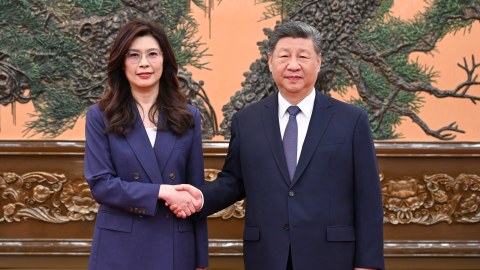 習近平會見中國國民黨主席鄭麗文