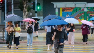 黃色暴雨警告取消-天文台-離島區有冰雹報告