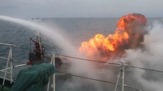 中國海警位釣魚島海域緊急救援中國台灣籍漁船