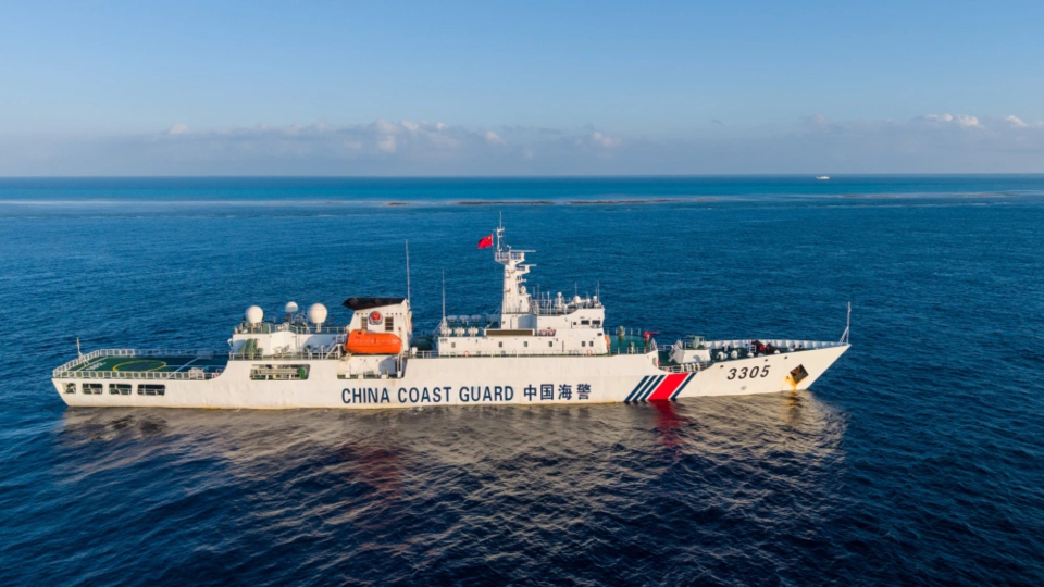 日-瑞寶丸-號漁船闖入中國赤尾嶼領海-中國海警艦艇依法警告驅離