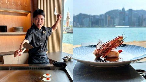 尖沙咀新開海景鐵板燒-198起8品套餐-推介燒蠔-大虎蝦-牛肉卷-開幕優惠送即製鮮蝦仙貝