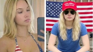 美女模特兼MAGA網紅-艾米麗-吸粉百萬-被揭是印度漢為變現用AI打造