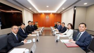陳子達與拉薩海關關長王宏翰會面-就深化兩地海關協作交換意見