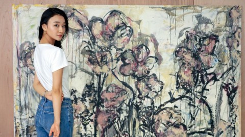 祥看-流動色彩見真情-西山瑞貴在繪畫中蛻變