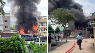 八鄉村屋起火波及3車-傳出爆炸聲逾10人須疏散