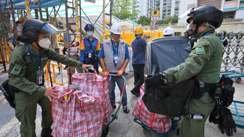 宏福苑五級火｜第八日119戶共443人上樓執拾　10宗疑失財物求警協助