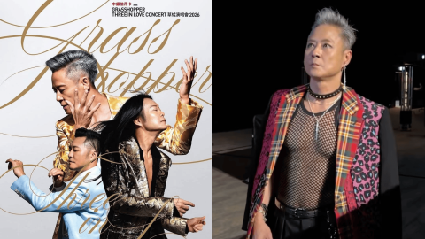 草蜢紅館演唱會開騷-蔡一傑首揭患癌經歷-鼓勵同路人-畫靚這張圖畫紙才離開世界