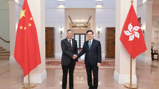 李家超晤湖北省長李殿勛-就深化鄂港合作交流意見