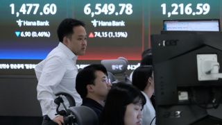 超越英國-韓股年內累飆45--總市值逾4萬億美元-成全球第八大股市