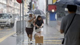 黃色暴雨警告信號生效