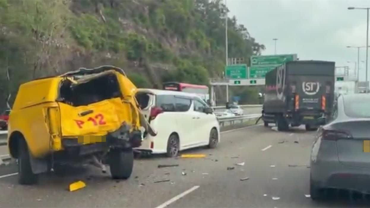 長青公路3車相撞1死5傷-青馬管制區男職員送院亡