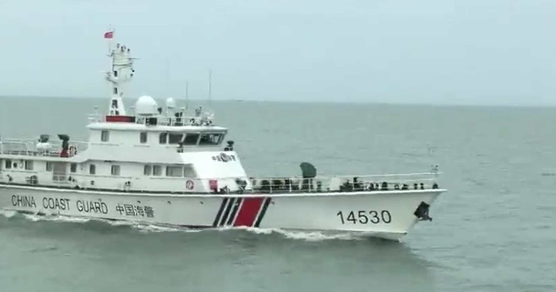 有片-福建海警位金門附近海域依法開展常態執法巡查-維護兩岸漁民合法權益