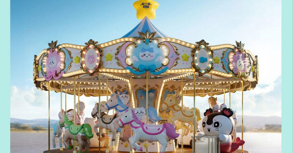 有片-CHIIKAWA特展8月登陸尖沙咀-全球首座巨型迴旋木馬座落維港海濱