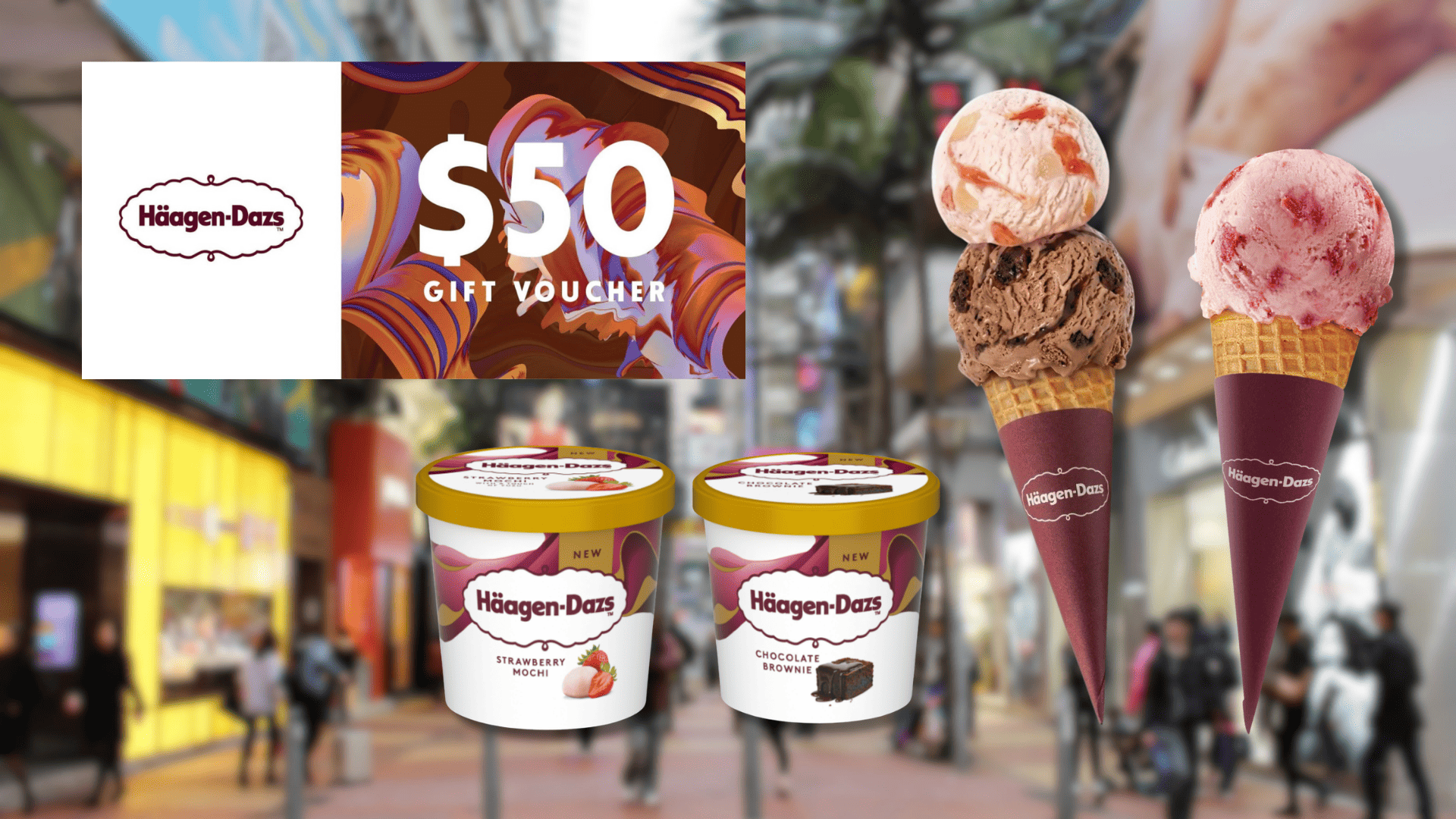 H-agen-Dazs推兩大優惠-完成遊戲送-50現金券-抽獎贏2箱-世界甜品系列-雪糕